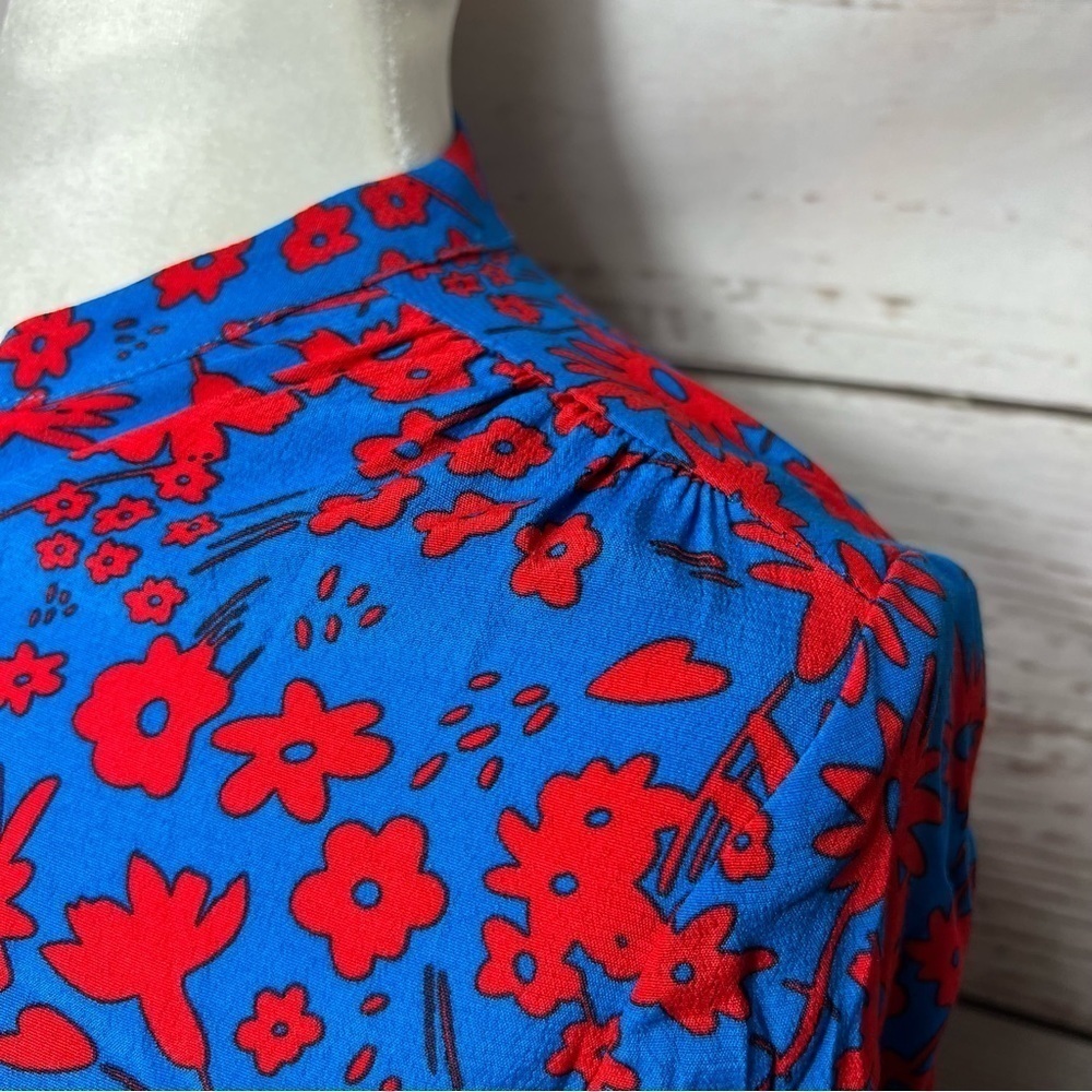 NWT Hobbs London CARLA FLORAL MIDI DRESS Size 4 - Picture 9 of 12